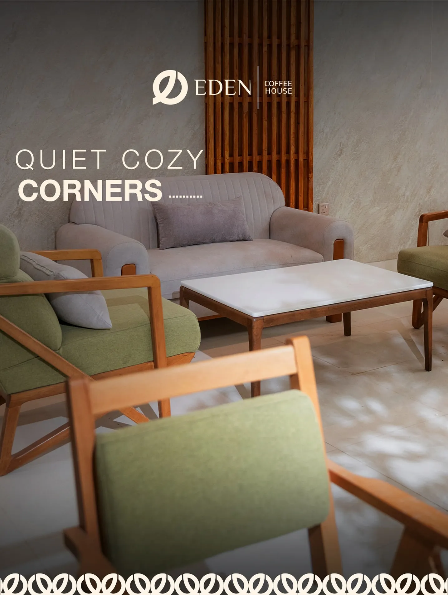 Barista pouring coffee at Eden Cafe