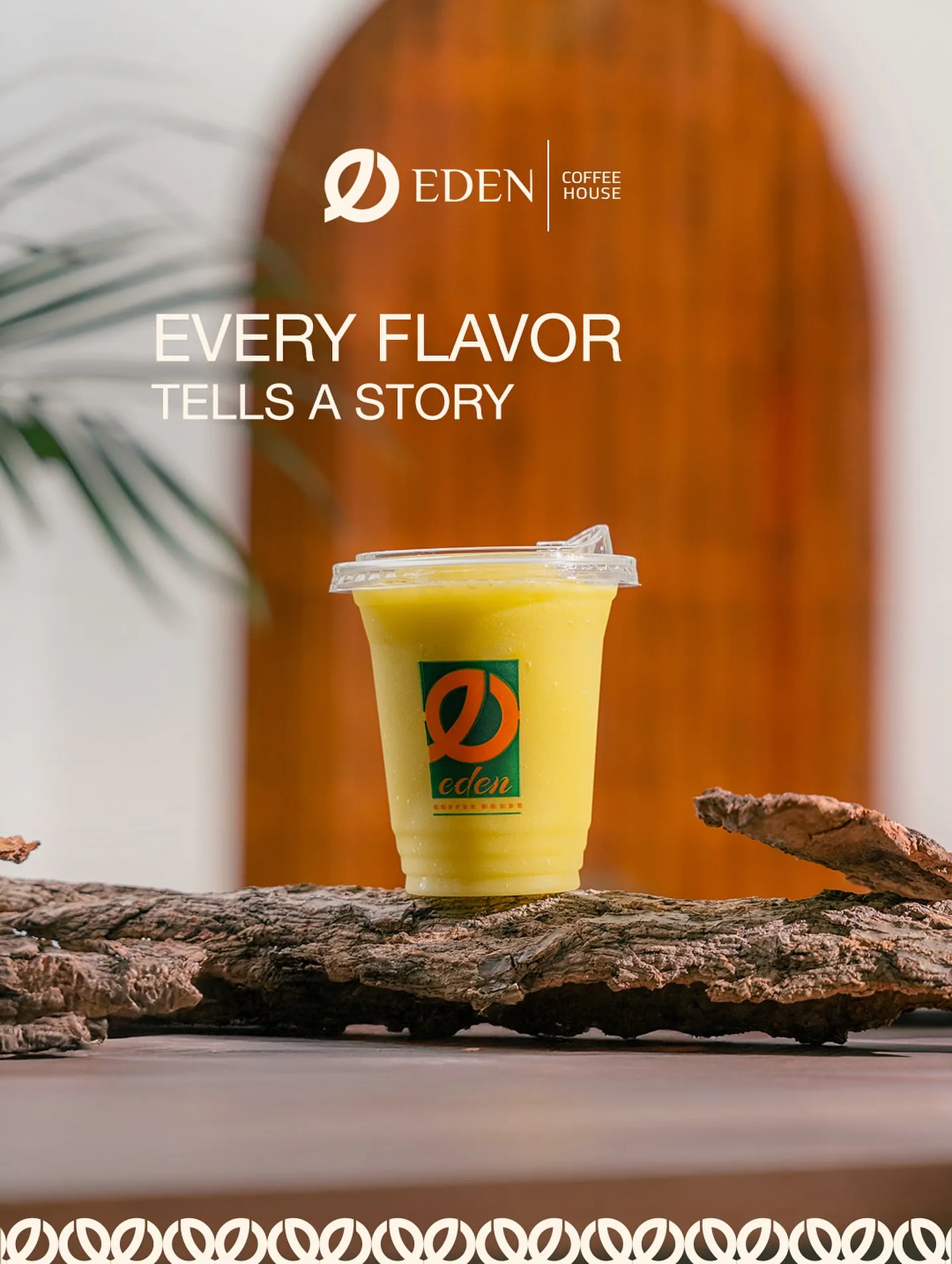 Overhead view of brewing equipment and cups on a bar